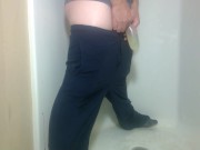 Pissing in a condom 4/16