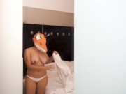 Terminando una escena con Sandy Roxxx