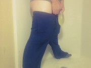 Being Naughty in the Suburbs Pee Compilation with cumming and condom pissing 12/16