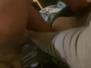 Hot wife Sucks two cocks before getting DV FACIALS 7/16