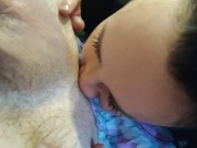 РАСПЛАТА ЗА ЖИЛЬЕ СВОЕЙ ПОПКОЙ И СПЕРМОЙ В РОТ 11/16