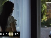 Family Sinners - Judy Jolie's Bf Doesn't Treat Her Nice & Her Stepbro Codey Steele Fulfills Her Needs 1/16