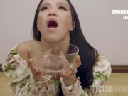Premiumbukkake -Asia Vargas eats 56 Mouthful Cumshots 10/16