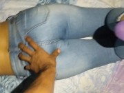 My girlfriend rides my cock fast before her parents arrive 1/16