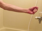 Whipping my forearm!! (S&M)