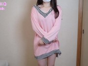 彼シャツでノーブラノーパン生着替え下着紹介❤️ - Screenshot 2 of 16 - Panties