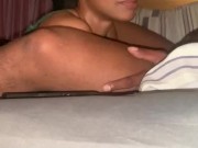Watch me swallow thick dick cum until he gets the worst cramp of his life