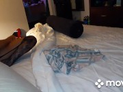 Sexy POV blowjob by beautiful sexy Brazilian babe that loves sucking this big cock! 1/16