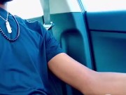Black Dick Solo Cum while driving 6/16