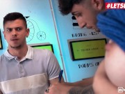 HORNYHOSTEL - Busty Babe Arteya Has Sneaky Sex In Front Of Her Boyfriend 2/16