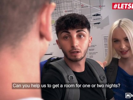 HORNYHOSTEL - Big Tits Cheating Girlfriend Arteya Got Some Good Cock At The Reception Desk