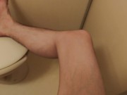 Whipping my thigh!! (solo S&M)