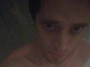 Messing around in the shower 