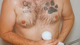Bear in the shower