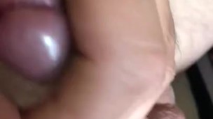 Stroking my cock for all to see 