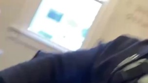 At the Hair Salon Flashing My Hard Cock 