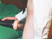 DEEP voice daddy Dom in suit FUCKS Pocket Pussy HARD+ CREAMPIE! Dirty Talk & Daddy's little Fuck toy