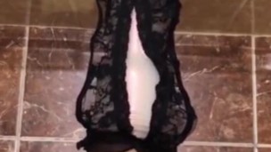 Fleshlight fuck and cum on Girlfriend panties