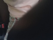 Exhibitionist masturbates in the car and pee in nature 5/16