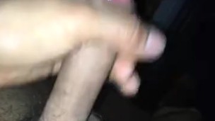 Cock stroking edge with pre cum