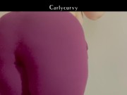 Purple leggings tease!  6/16