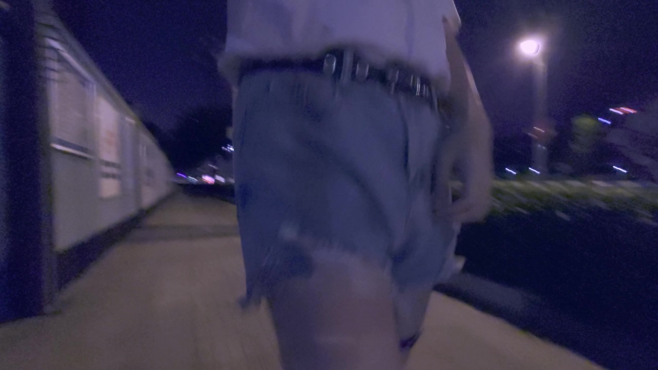 Crossdresser | Trap Girl Dick Flash With Short Jeans, And Jerk off In Public Toilet - RedTube