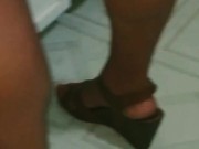 Big tits Milf next door is a naked bartender after losing bet at cards 5/16