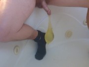 Cumming in a condom 11/16