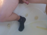 Cumming in a condom 15/16