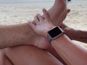 FLORIDA! TREATING DADDY RIGHT, PUBLIC FOOT MASSAGE. FLORIDA SERIES 3 13/16