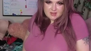 BBW Babe Watch me masturbate 