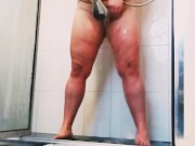 Big Natural Tits MILF Caught in the Shower 2/16