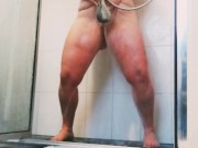 Big Natural Tits MILF Caught in the Shower 9/16