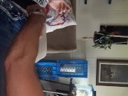 Raw and uncut Smoking Footjob till he cums on my stomach  10/16