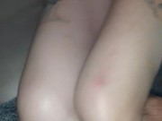 Raw and uncut Smoking Footjob till he cums on my stomach  13/16