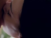 Hot kissing with sexy girl in leather jacket 10/16