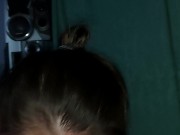 Teen sucks sloppy until i cum in her mouth 16/16