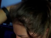 Teen sucks sloppy until i cum in her mouth 8/16