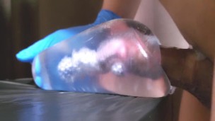 Creampie, Moaning, Cumshot, Countdown, Transparent fleshlight, 中出し、喘ぎ声、オナホ、カウントダウン