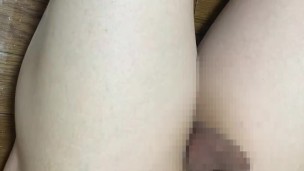 悶えながら射精