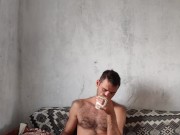 I calmly enjoy the morning drink 7/16