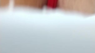 Very close up dildo fucking until girl get orgasm!