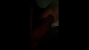 Stroking BBC while stepmom is in the other room 