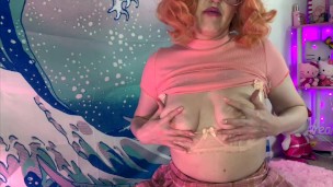 Cute Geeky Girl Roleplays Tentacle Fuck Fantasy