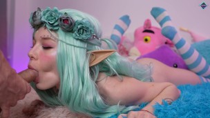 Sexy elf training anal sex with big dick. Karneli Bandi
