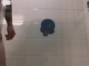 Sissy slut cumming on toy after shower
