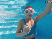 Polina Rucheyok gets mouth fucked in the pool 3/16