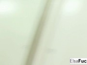 Elsa Jean gets woken up for a creampie 8/16