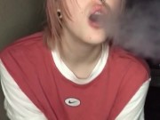 sneaky bedtime cigarette  5/16