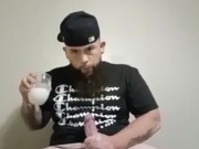 Dad Milking his Cock